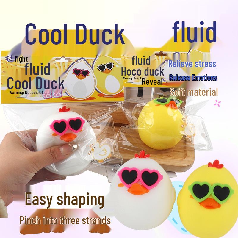 

Kids Squishy Duck Decompression Ball - Slow Rebound Stress Reliever