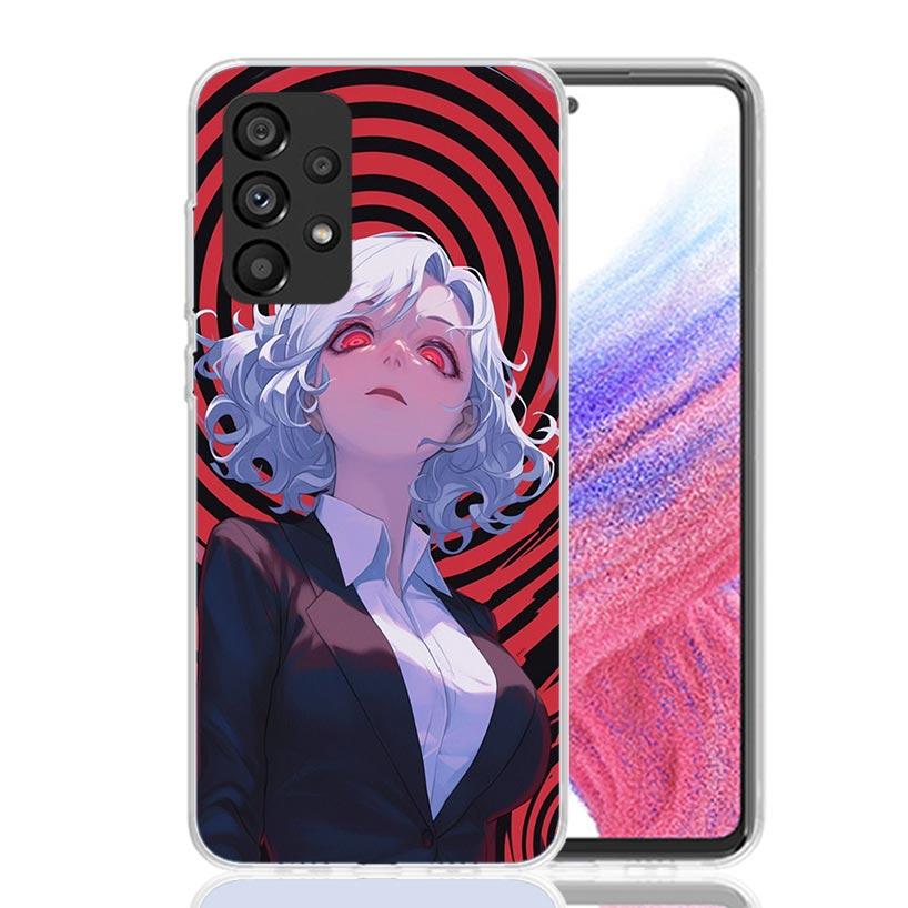Cartoon Cool Demon Girl Phone Case For Samsung Galaxy A52 A32 A22 A12 A02S A50S A30S A51 A31 AA71 Note 20 Ultra 10 S10 Plus Gala