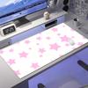 Fivepointed Star Cartoon Mouse Pad Cute Big Gaming Mats Nonslip Rubber Base Desk Mat Washable Pads for Game  Office Playmat