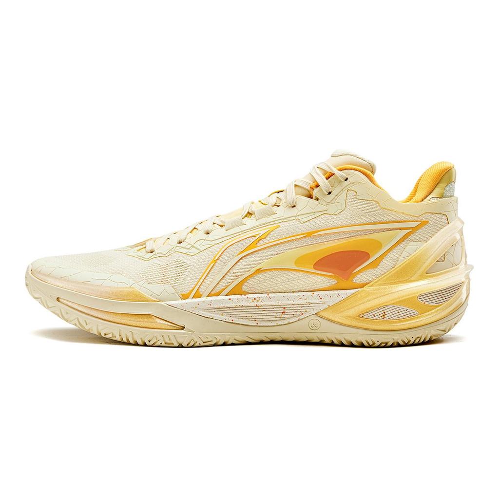 Li Ning Blade 6 Basketball Shoes Men's Low Top Custard Yellow ABAV063-11