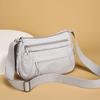 Mehrschichtige leichte Umhängetasche Damen Schultertasche Muttertasche für mittleres Alter
