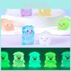 Adorable Glow-in-the-dark Pig Figurine Resin Craft For Diy Decor And Desktop Accents