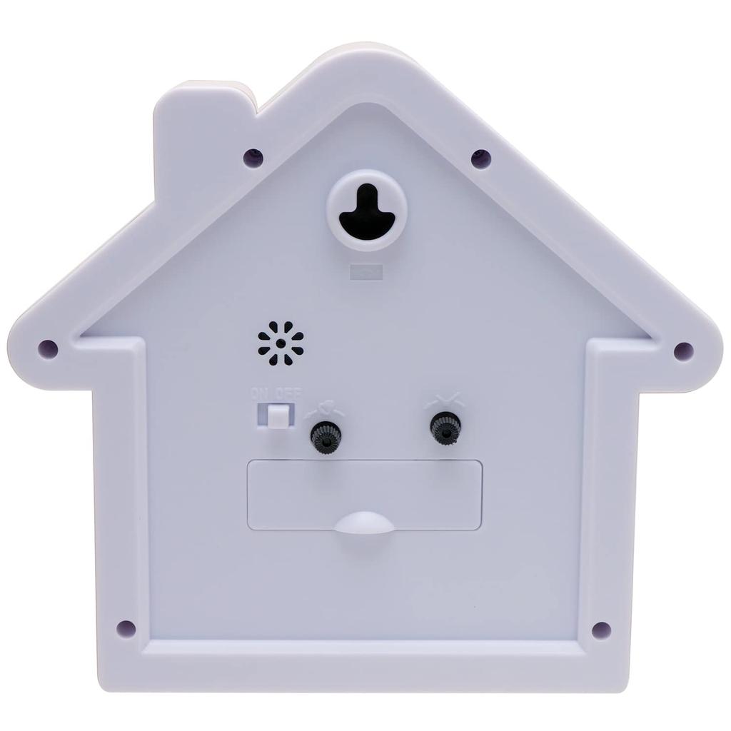 Factory Miffy Analog Continuous Second Can be Used as a Table or Wall T'S House-Shaped Clock, Silent, Hand, Clock, Pink, MF-5520345PK