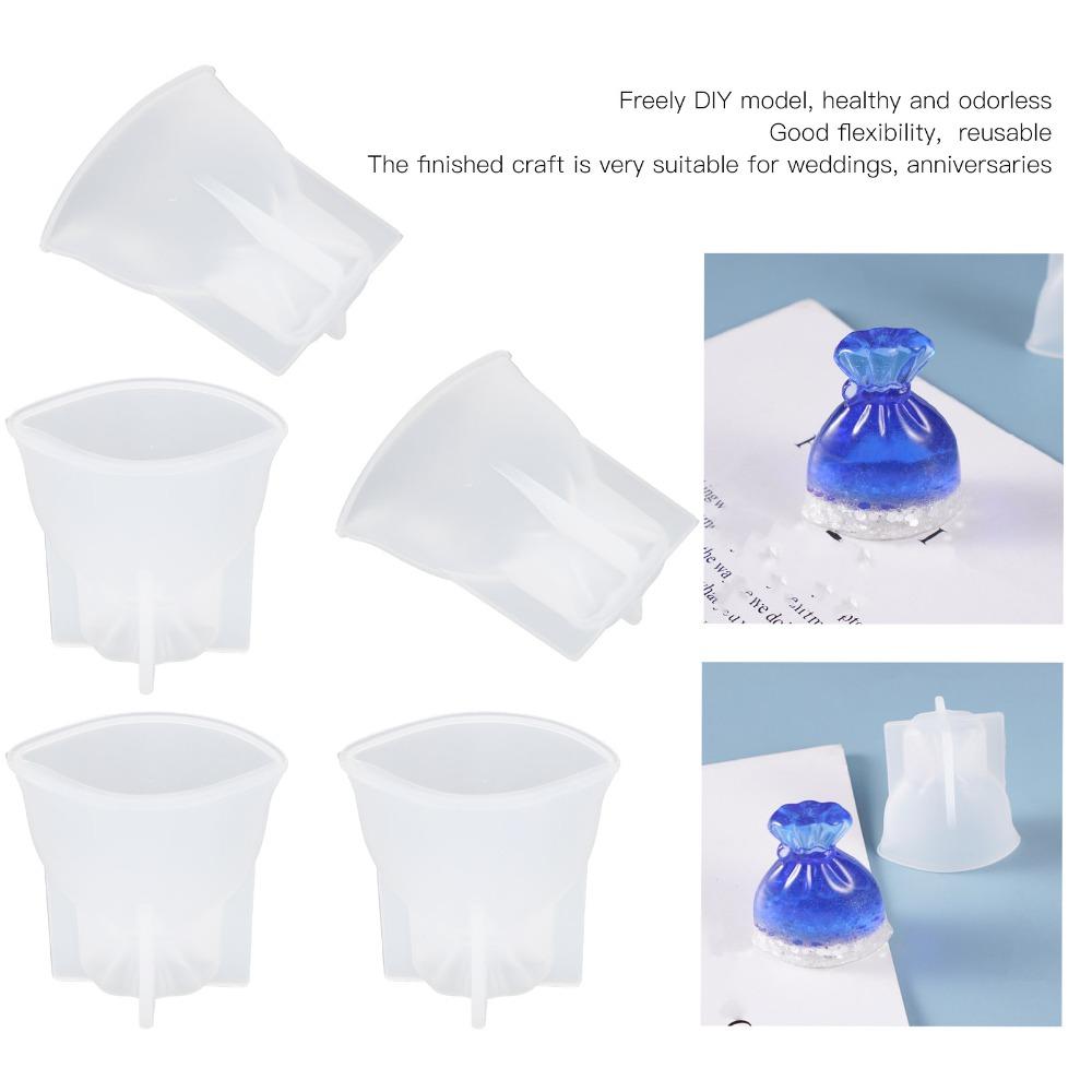 5pcs Silicone Silicone Mould 3D Mini DIY Craft Mould Resin Jewelry DIY Resin Mould  Jewelry Making