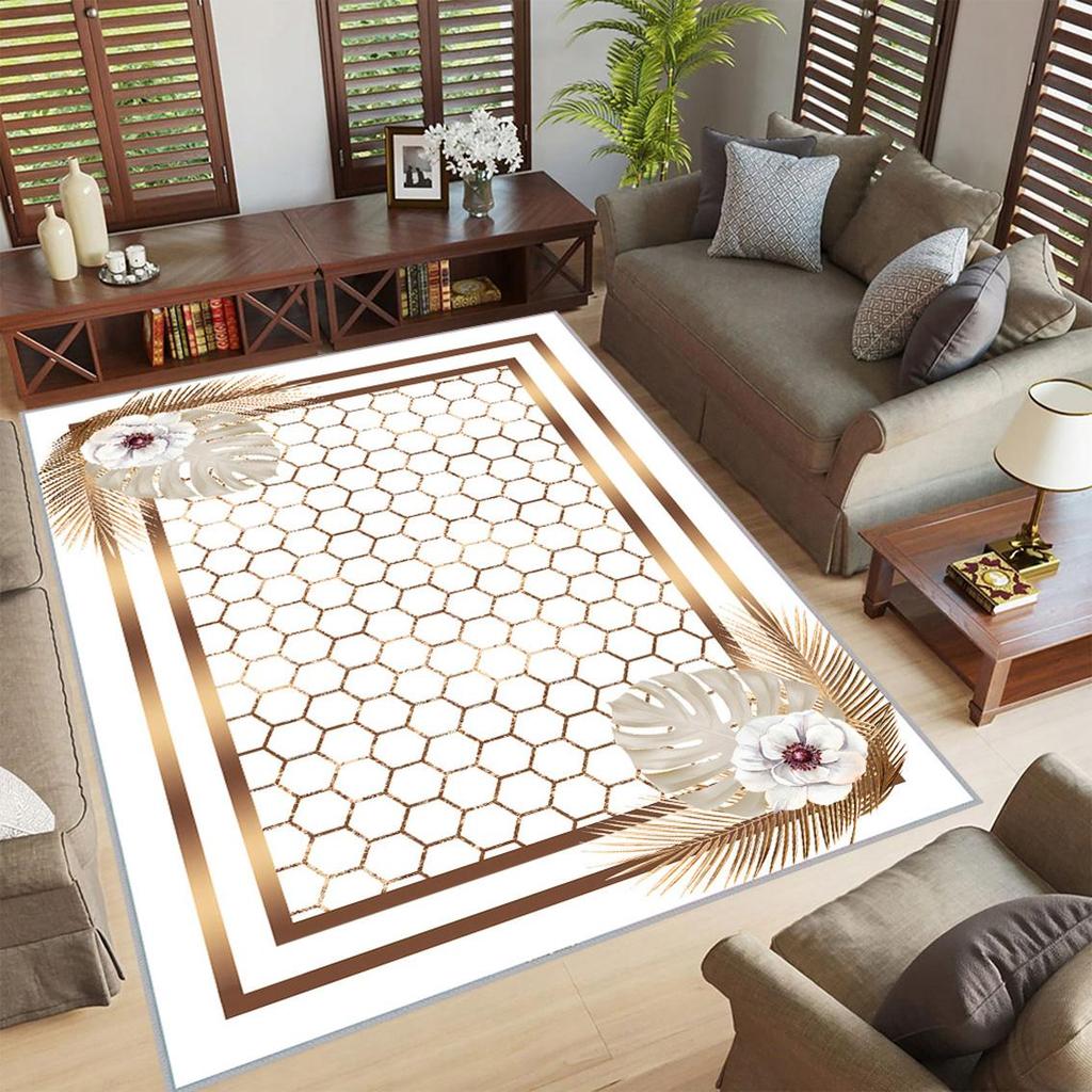 Моющийся нескользящий ковер для гостиной с цифровой печатью MD1894 ...