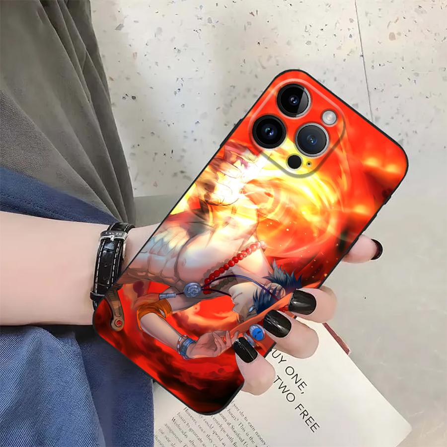 One Piece Cartoon Robin Zoron Case for iPhone 15 16 14 Plus XR 13 12 11 17 Pro Max 7 8 XS Max 17Air Black Soft Phone Cover