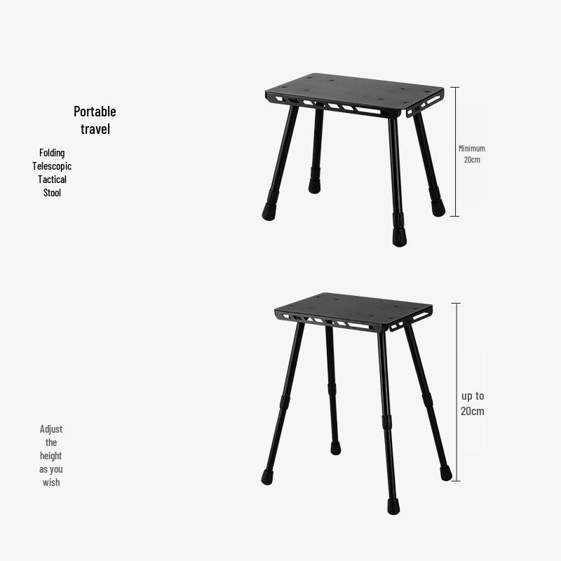 Compact Folding Outdoor Table for One - Mini Portable Picnic/Camping Table