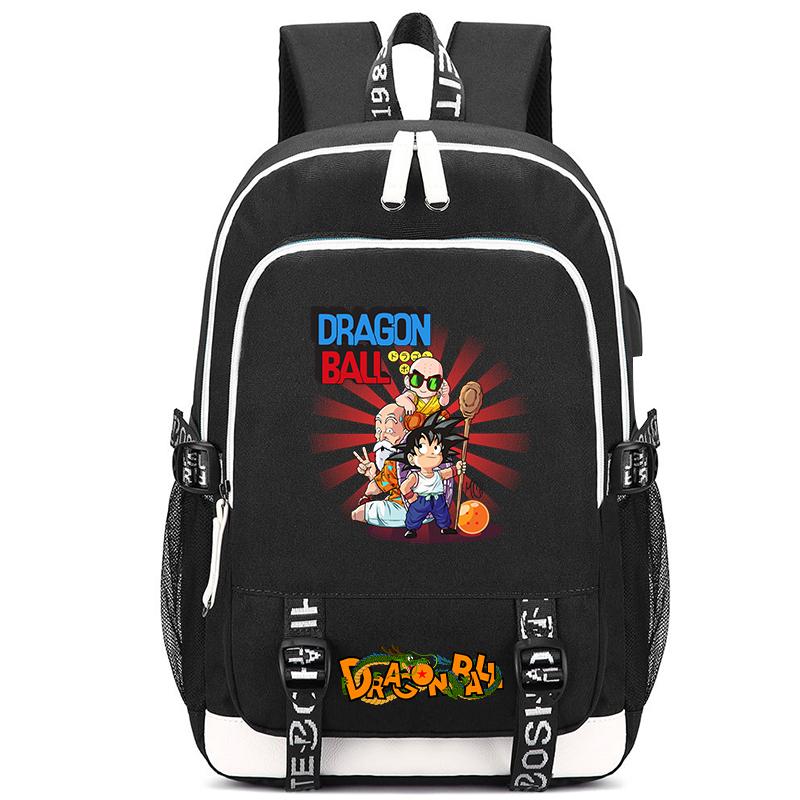 Anime Dragon Ball Drukowana Torba Szkolna Unisex Plecak dla Chłopca Dziewczynki Powrót Do Szkoły Torba Książki Duża Pojemność Uczeń Goku Torba Mężczyźni Kobiety Torba Podróżna Mochila
