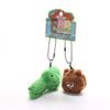 2pcs/set Chick Crocodile Key Ring Soft Friends Bag Charm  Car Key Accessories