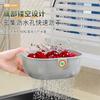 Double-layer Snack Fruit Food Storage Box Household Fruit Plate Drain Tray Special Storage Basket for Lazy People