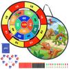 Skirfy Toy Target Dart Board Sports Game Throwing Game 3 In 1 Play Foldable Dart Set Battle Educational Toy Indoor Outdoor Party Game Kids Boys Girls