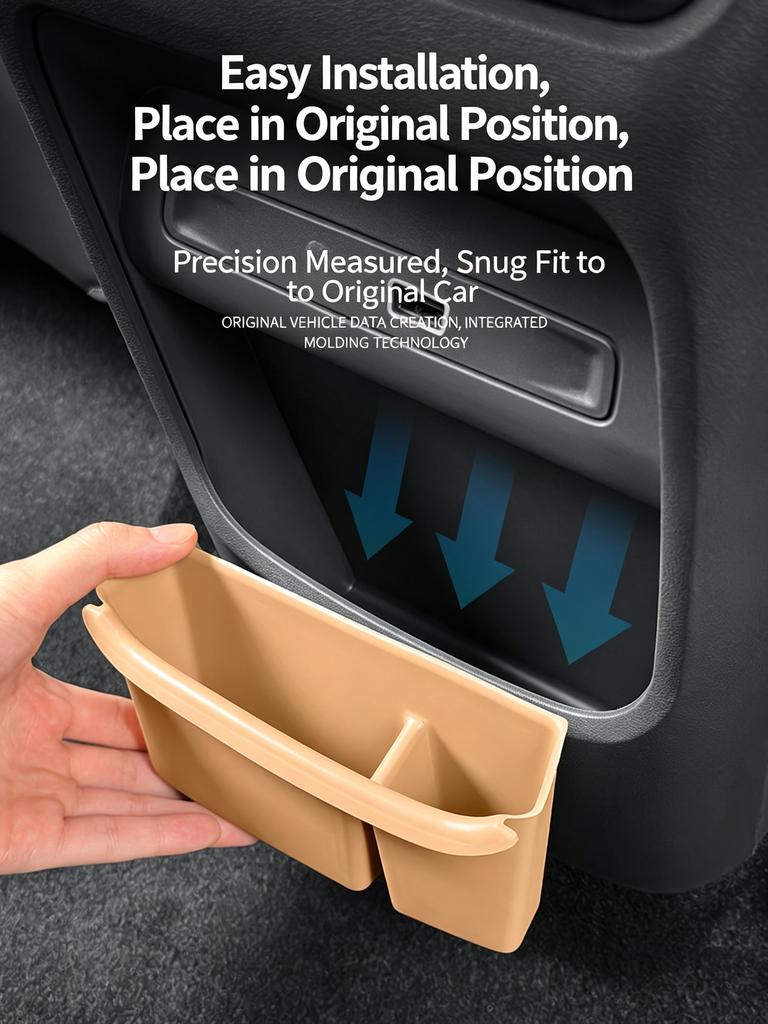 For Geely Starray EM‑i / Galaxy Starship 7 EM‑i Storage Box Pad For Rear Air Outlet Silicone Trash Can Car Interior Accessories
