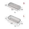 Reusable Dishwasher Organizer Dishwasher Cutlery Basket Stainless Steel Texture Dishwasher Utensils Holder Quick Drying