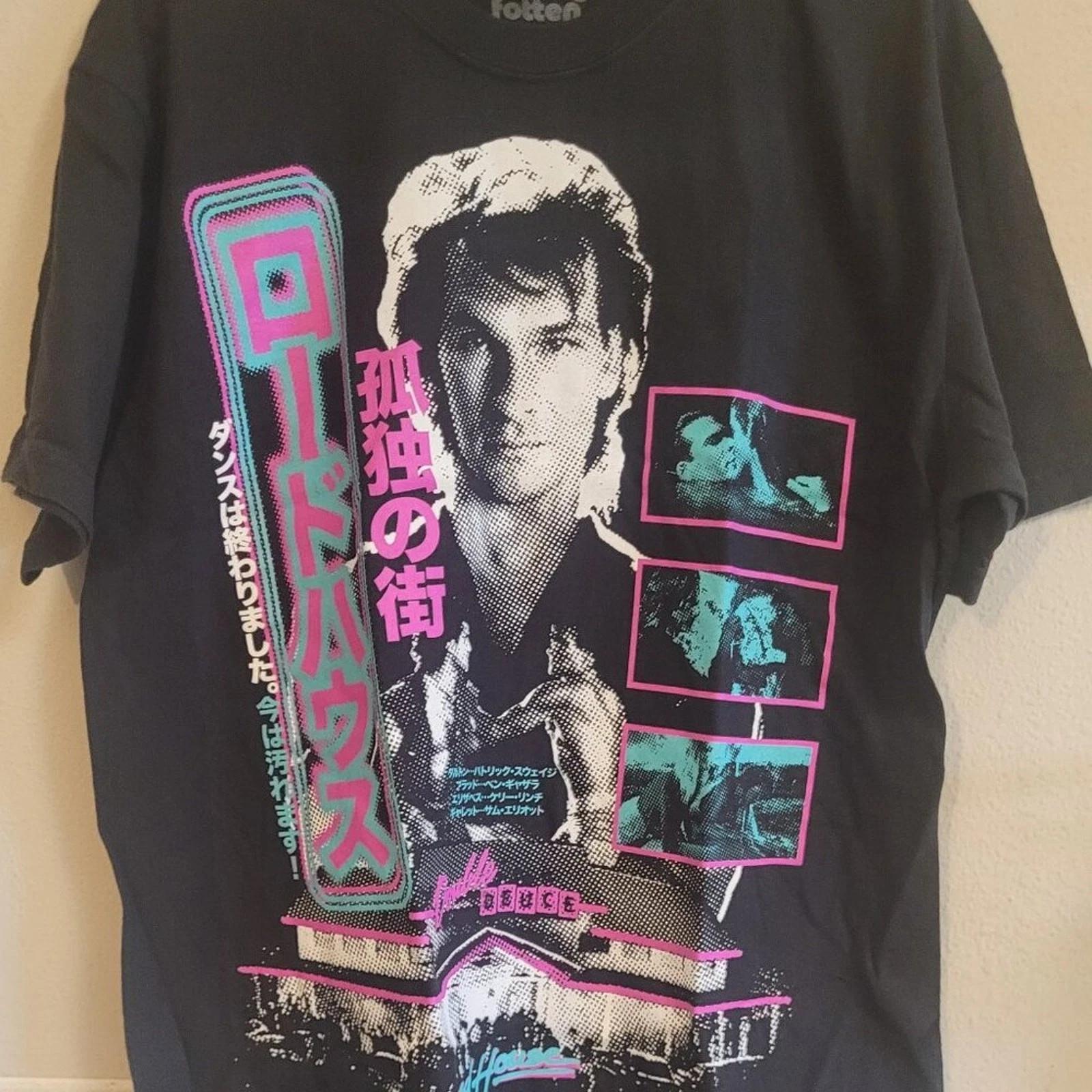 Rucking Fotten Road House Patrick Swayze Tee - Large - Comfort Colors M