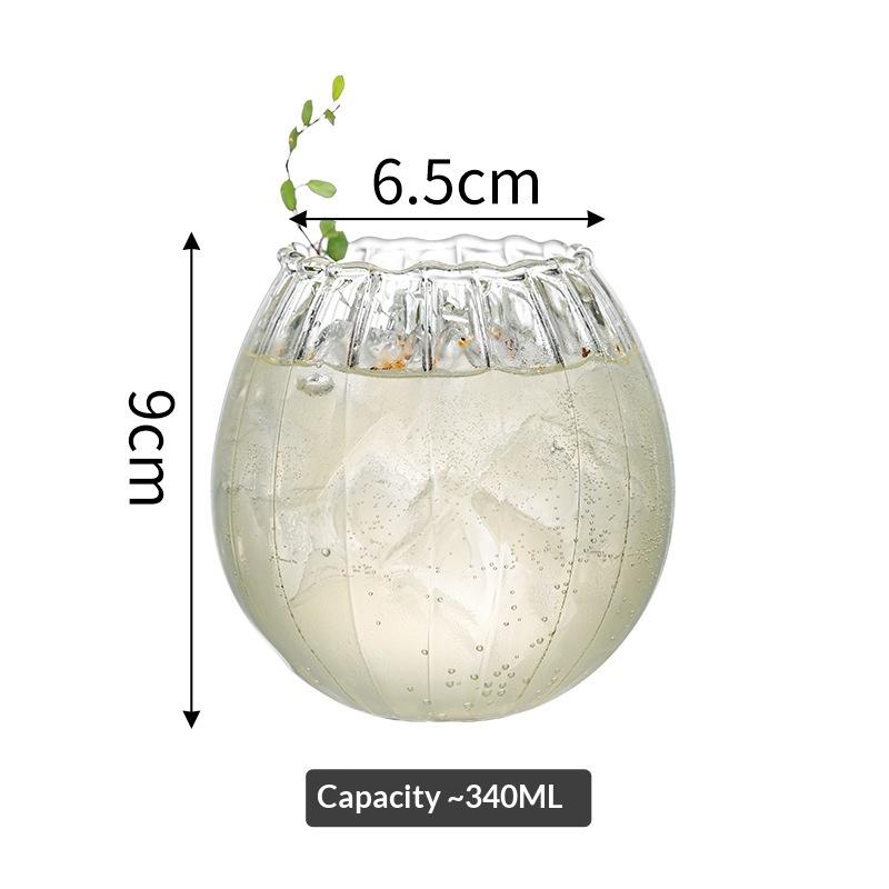 

Transparent Coffee Cup Cocktail Glasses Vertical Grain Phnom Penh Glass Water Cup Juice Cup Coffee Cups