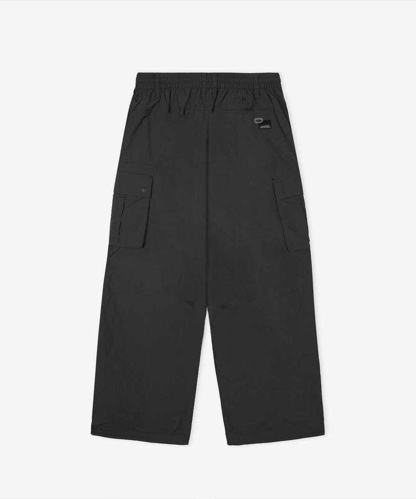 Nyuballanseu Nbntg31513 / Uni Frozen Cotton-Like Cargo Wide Pants (Charcoal)