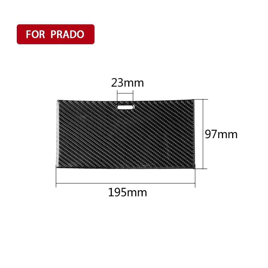 

Подходит для Toyota Land Cruiser 150 Prado LC150 FJ150 2010-2017 Автомобильные аксессуары из углеродного волокна для чашки воды или панели прикуривателя чёрный