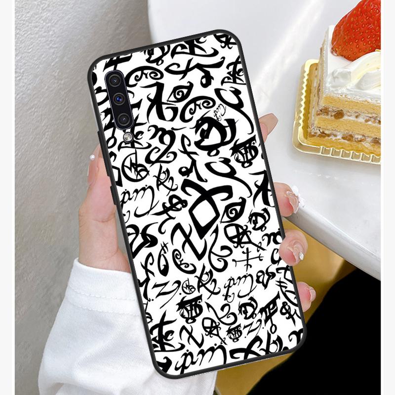 Shadowhunter Runes Soft Silicone Case For Samsung A52S A12 A22 A32 A42 A52 A72 A31 A51 A71 A50 A70 A20e A21S