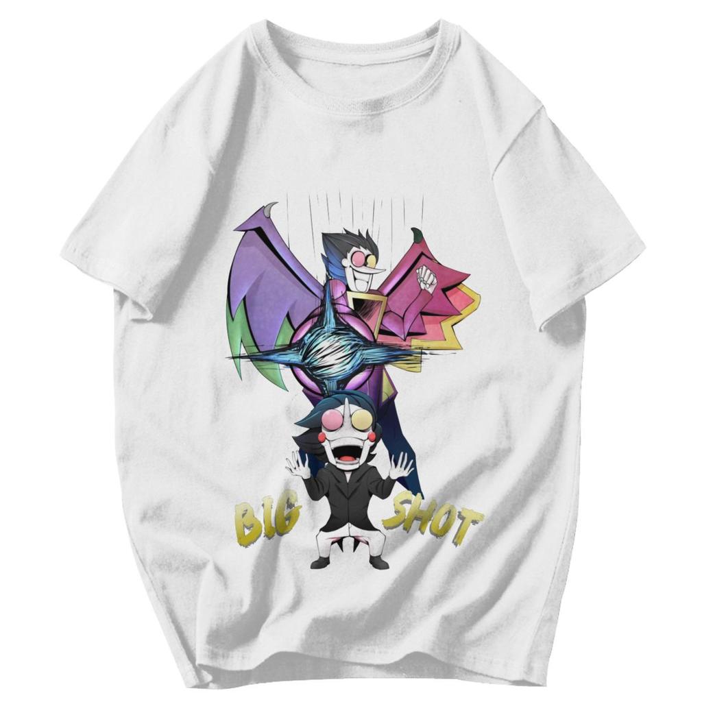 Men T Shirt Deltarune Spamton Neo BIG SHOT Cotton Y2K Graphic Quality Unisex Tops T Shirts