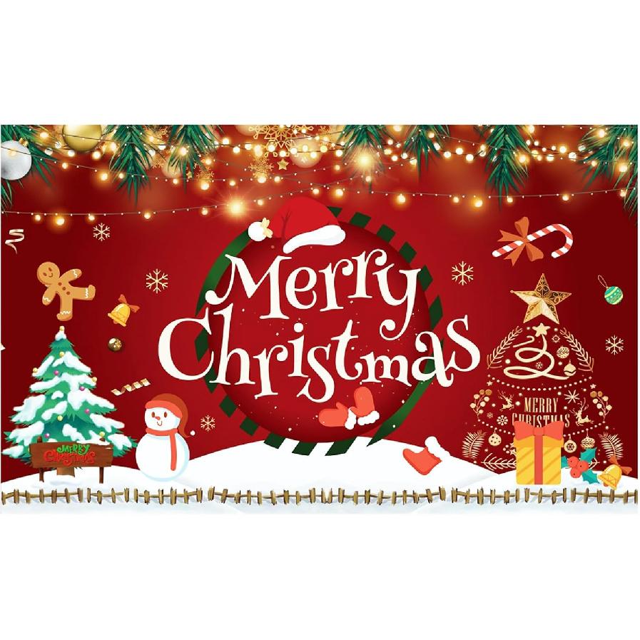Happy New Year Banner for 2026 Party Decoration, Blackgold New Year Eve Banner Photo Backdrop Party Supplies (HAPPY NEW YEAR)