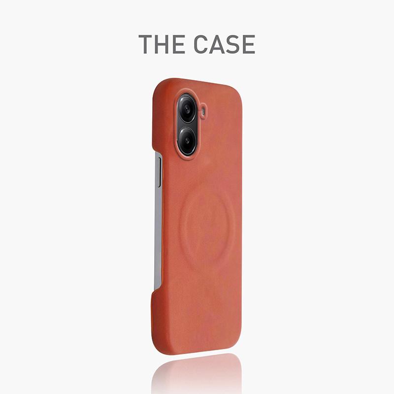 

Redmi Turbo High-Grade Magnetic Lambskin Texture Phone Case, Semi-Wrapped Design Redmi Turbo 5 Pro