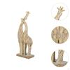 Giraffstaty Hartsfigur Modern Mittpunkt Kreativ Gåva Djurskulptur Bordsdekoration för