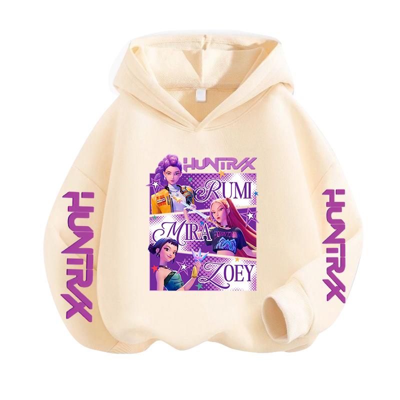 2026 Nové v módě Stylová mikina s kapucí Dětská Kpop Lovci démonů Dětská mikina Roztomilá tygří Harajuku mikina pro chlapce dívky Unisex