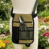 Garden Tool Belt Adjustable Unisex Multifunctional Pouch Apron with Multiple Pockets for Gardening Plumbing DIY Woodworking