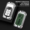 Zinc Alloy Car Smart Remote Key Case Cover Shell For Honda Vezel City Civic Jazz BRV BR-V HRV Protector Fob Keychain Accessories