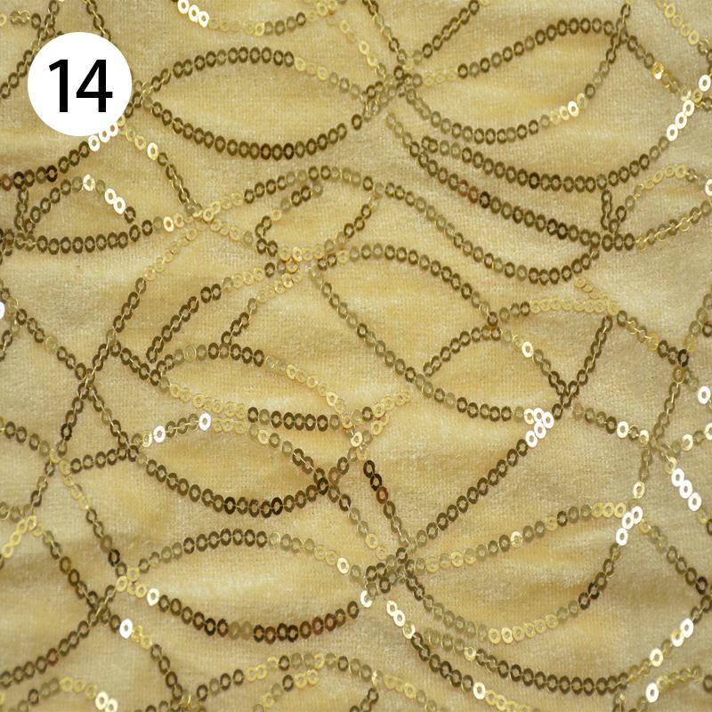 1 Yard Samt Paillettenstoff Weihnachten Schneeflocke Bestickter Stoff DIY Weihnachtsbekleidung Schuhe Hüte Chinesisches Neujahr Handarbeiten