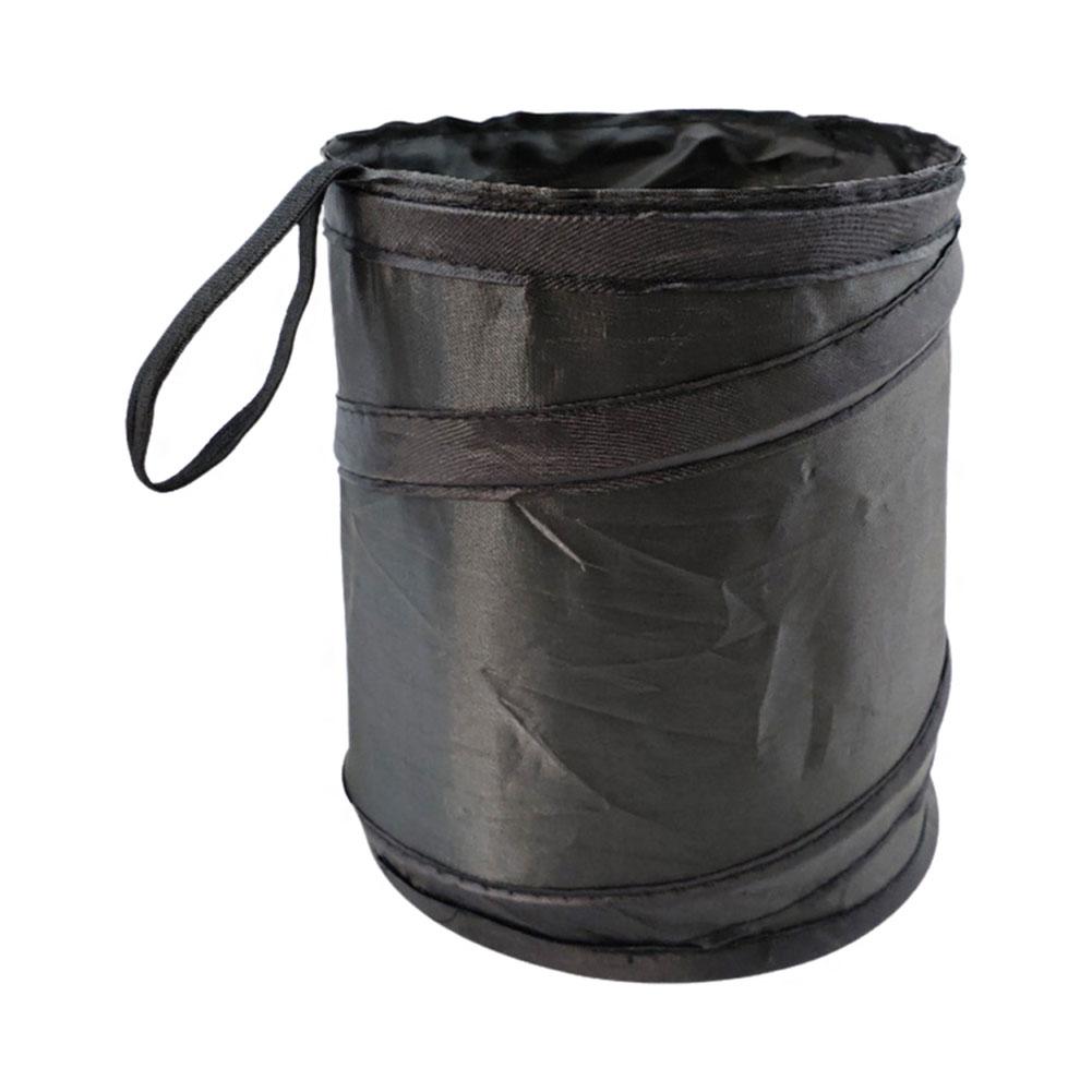 Collapsible Black Car Trash Can Pack Trash Bag Rubbish Waste Bin For Little Leak Proof Car Cooler Bag Garbage Bag Wastebask P1N7