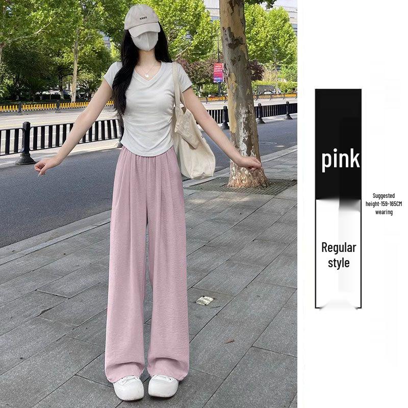 2025 Damen High Waist Locker Yamamoto Milchpuff Weitbein Sporthose