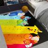 MINISO Pokemon Theme Carpet for Living Room Decor Man's Cave Boy's Bedroom Leisure Sofa Mat Welcome Rug Kid's Favorite Gifts