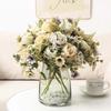 Künstlicher Blumenstrauß Simulation Pfingstrose Rose Künstliche Pfingstrose Modern Luxuriös Chic Heimdekoration Getrocknetes Florales Arrangement