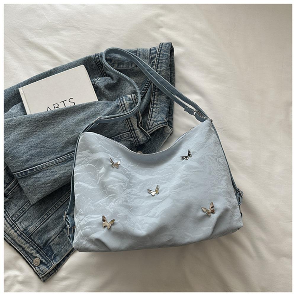 High value cloud bag fashionable new niche design commuter leisure beautiful double shoulder single shoulder crossbody backpack