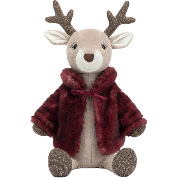 

JELLYCAT Милая плюшевая кукла-олень Вивиан, 32 см высотой в сидячем положении