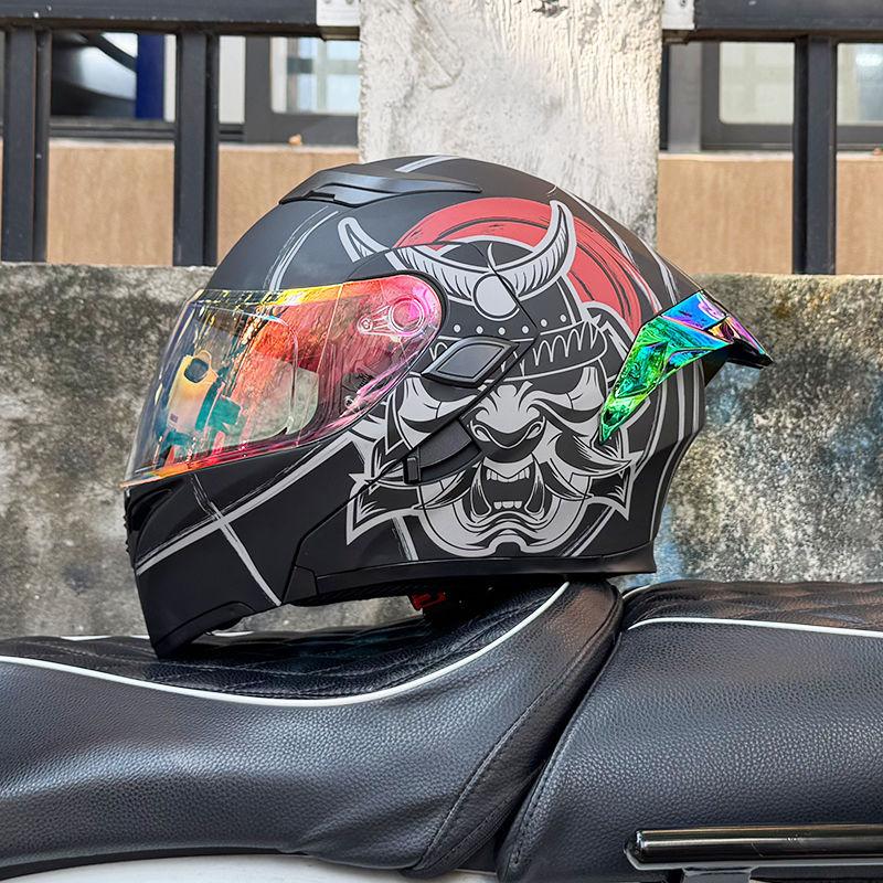 Motorcycle Helmets Men's and Women's Uncovered Helmets Winter Locomotive Helmets Four Seasons Bluetooth Riding