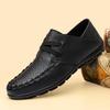 Luxury Brand Men Handmade Leather Shoes Summer Genuine Leather Hollow Out Breathable Casual Shoes High-quality Flat Oxford Shoes