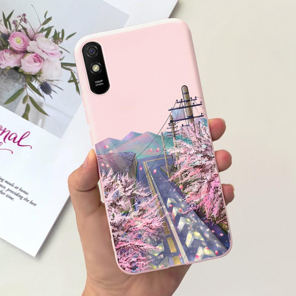 For Xiaomi Redmi 9A Case Redmi 9AT Cover Fashion Landscape Moon Soft Silicone Slim Funda For Xiaomi Redmi 9i Redmi9i Sport Coque