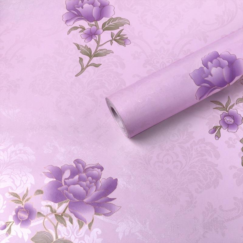 Self-adhesive Wallpaper Home Decor Retro Floral Wallpaper Renovation of Bedroom and Living Room Decorative Walls with Waterproof