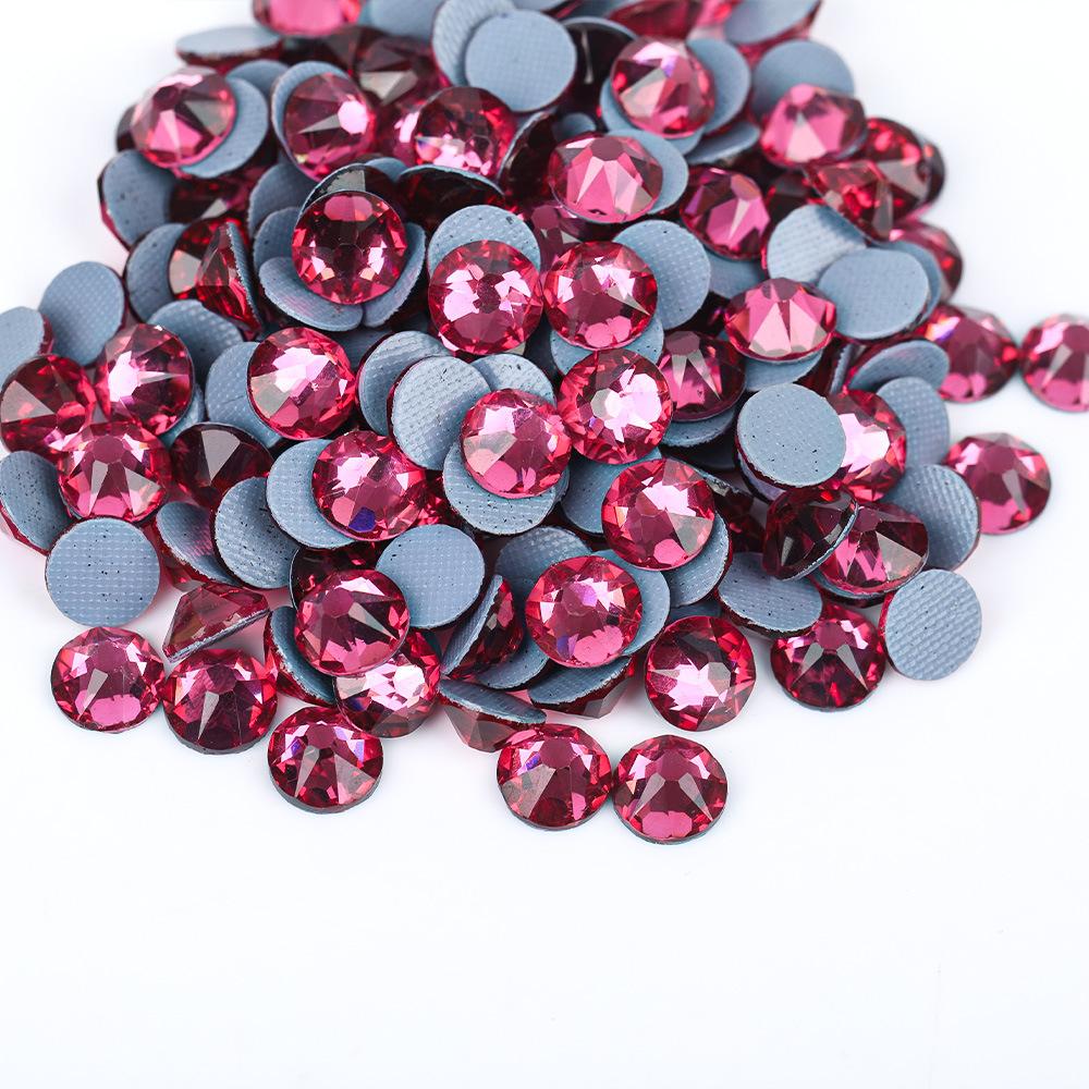 2088 16Cut Austrian Rhinestones Diamond Nail Art 3D DIY Mobile Phone Case ABS Hot-Fix Rubber Bottom Flats Glass Jewelry Shoes