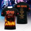 Retro Rock Dio Band 3d Graphic Print T-shirt Men Women Fashion Casual Oversized Short Sleeve Tops Tees Men Clothing Album