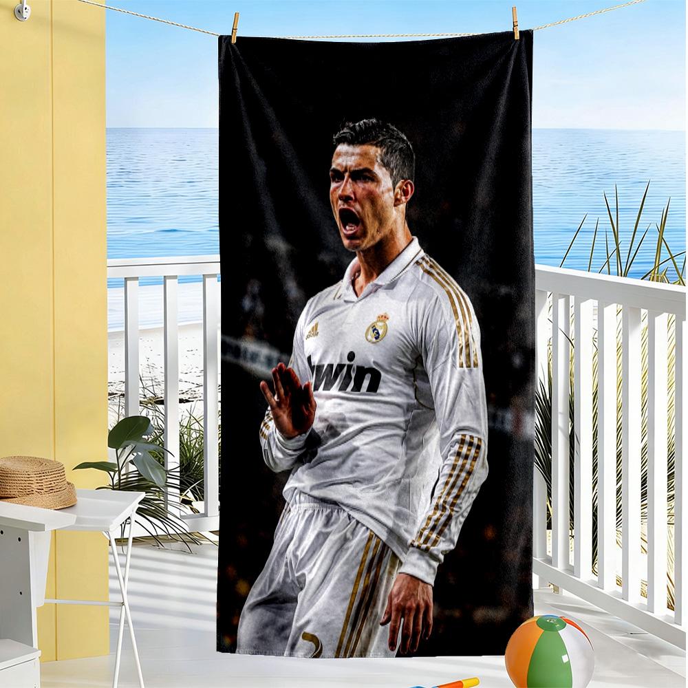 Ronaldo's Number Seven Glory Beach Towel Super Soft & Absorbent Comfortable Lightweight