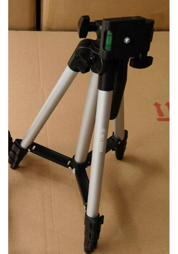 Statyw ze stopu aluminium do aparatów SLR - teleskopowy statyw z oświetleniem wypełniającym do fotografii plenerowej, nocnego wędkowania i transmisji na żywo