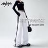 MJ STYLE Women's Striped Wide-Leg Sweatpants
