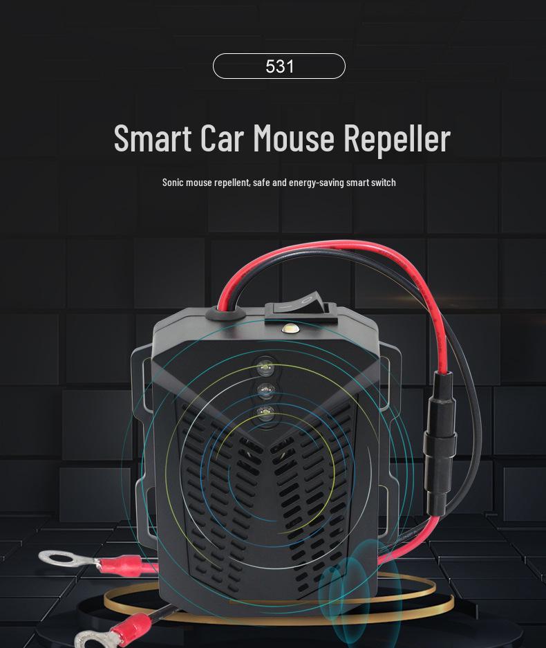 Repelent Ultrasunete pentru Șoareci Auto: Protejează circuitele și se activează când este parcat