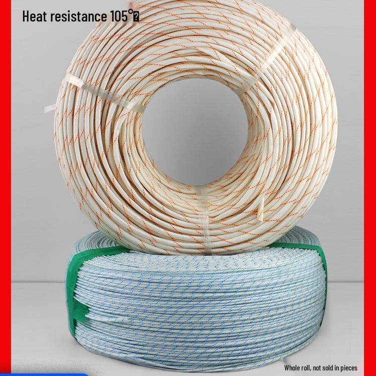 

Flame Retardant Insulating Fiberglass Tube - Yellow Wax, High-Temperature, Thickened, for 3/4/8/10 Wire 1mm x 10m
