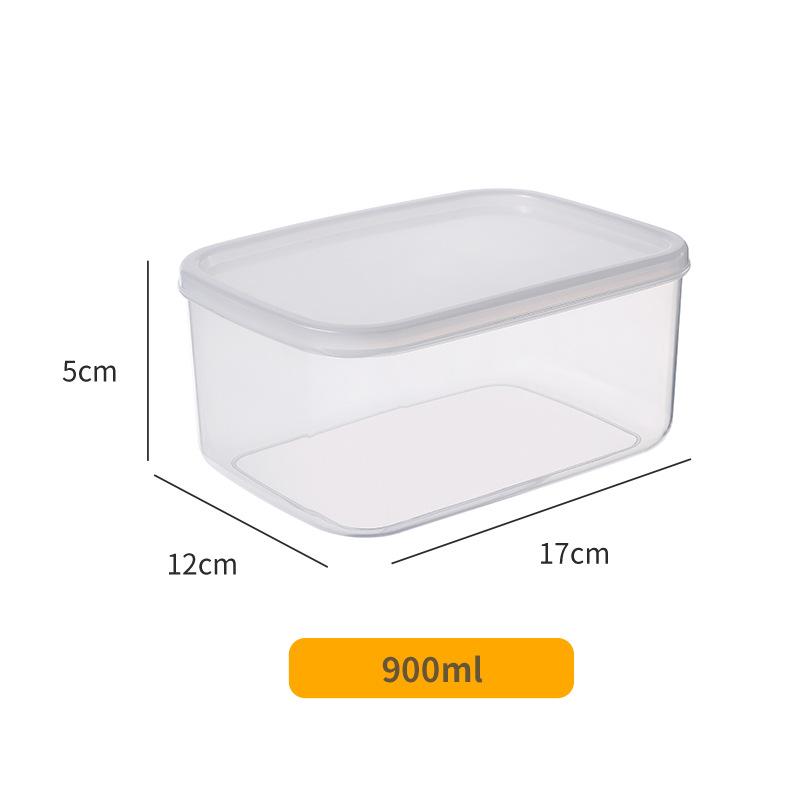 

Многофункциональная коробка для хранения свежих продуктов, холодильник, специальная морозильная камера, бытовая кухня, прямоугольная герметичная прозрачная коробка для хранения 900ML прозрачный