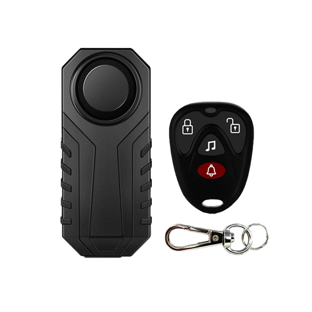 Rockbye Bicycle Alarm IP55 Waterproof Bicycle Motorcycle Alarm Electric Bicycle Horn Anti-theft Bicycle Detector Alarm System Set C