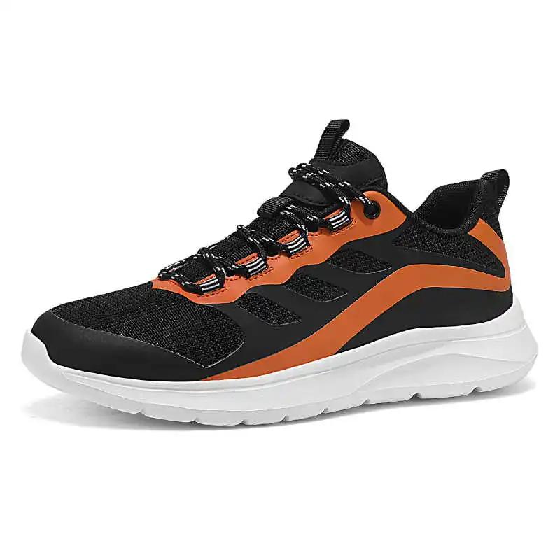 Fashion Thick Bottom With Ties High Quality Sneakers For Men Woven Outdoor Shoes For Man White Sports Shouse Special Use Tenus